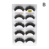 5 Pairs Eye Lashes Hand Made Natural fake eyelashes